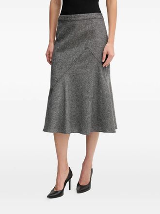 Pedro del Hierro grey midi skirt