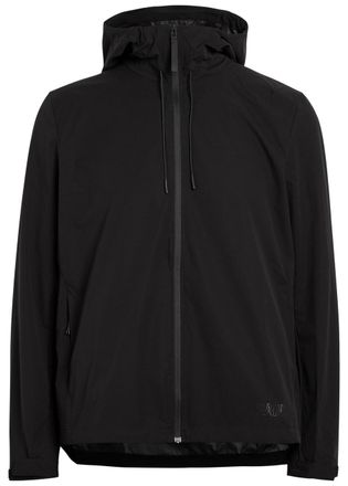 Rains Mito Water-repellant Hooded Shell Jacket - Black - XL