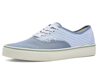 Vans Authentictm Skate Shoes Stripes Glacial Slate : Mens 10 - Womens 11.5 Medium, Canvas/Leather
