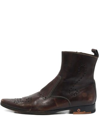 Dolce & Gabbana 1150564 Brown - men - Leather/Leather/Rubber/Leather - 41