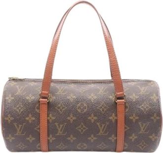 Louis Vuitton Pre-owned Papillon 30 Monogram Handbag - Dames - Vintage Handtas - Bruin - ONE Size - Leer - Vintage
