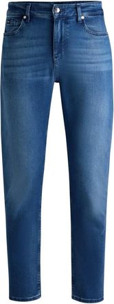 HUGO BOSS Heren, Jeans, Blauw, Maat: W33 L32 Leer