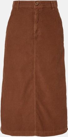 Velvet Gonna midi Fia in cotone