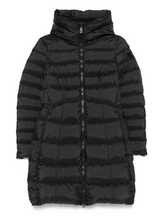 Peuterey Quilted Black Parka With High Collar