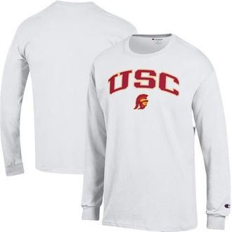 Champion Mens Champion White USC Trojans Arch Over Logo Long Sleeve T-Shirt at Nordstrom, Size Xx-Large