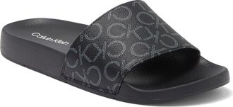 Calvin Klein Athens Slide Sandal in Black at Nordstrom Rack, Size 10