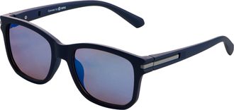 Man's World Sonnenbrille MANS WORLD, Herren, marine, verspiegelt, Sonnenbrillen Sonnenbrille, sportlich-modischer Stil, Trapez-Vollrandrahmen, Filterkategorie 3