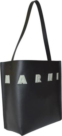 Marni Hobo Bags - Museo Small Black Leather Hobo Bag - Gr. unisize - in Schwarz - für Damen