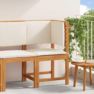 vidaXL Garden Chair Brown 50 x 50 x 91cm Solid Acacia wood Vidaxl