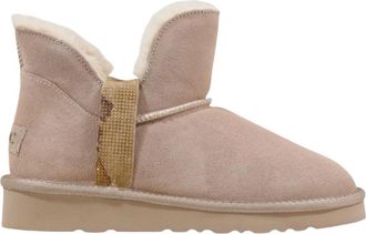 Alviero Martini 1A Classe JR N 1326 407A Enkellaarsjes - Dames - Winterlaarzen - Beige - 38 EU - Leer - Schoenen