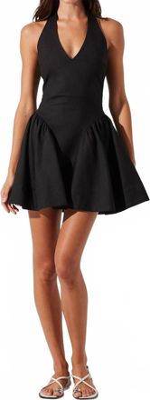 Astr Meana Mini Dress In Black