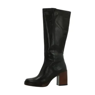 Mjus Dames, Schoenen, Zwart, Maat: 38 EU Zijde