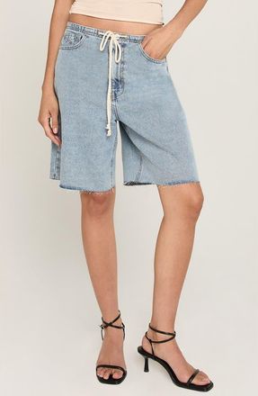 Unpublished Dani Berlin Tie Waist Denim Shorts at Nordstrom, Size 32