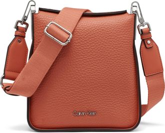 Calvin Klein Women fay North/South Small Crossbody, Chili Spice, One Size