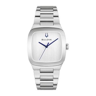 Bulova Millennia Quartz Silver-Tone Dial Mens Watch 96A336