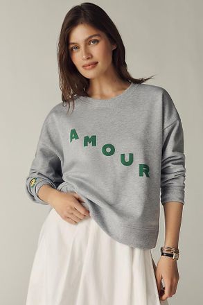 Maeve Cotton Blend Amour Sweatshirt