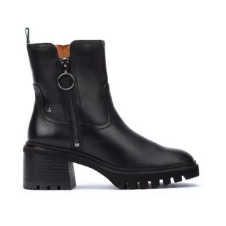 Pikolinos Valladolid Enkellaars - Dames - Laarzen met Hak - Zwart - 41 EU - Schoenen