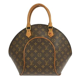 Louis Vuitton Ellipse Bag Monogram Canvas Brown Canvas Handbag (Pre-Owned)