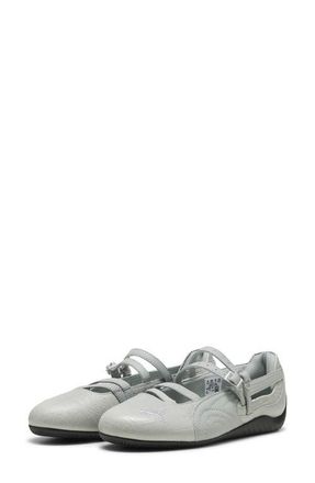 Puma Speedcat Ballet Sneaker in Puma White/Vapor Gray at Nordstrom, Size 9.5