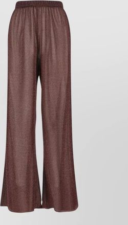 Os&eacute;ree shimmering wide leg tailored trousers