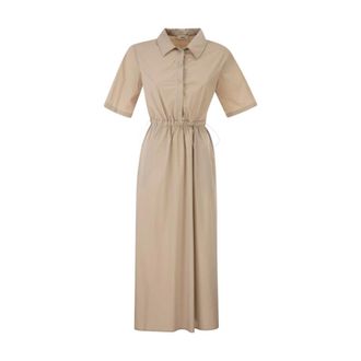 Herno Shirt Kleedjes - Dames - Shirt Kleedjes - Beige - M - Kleedjes