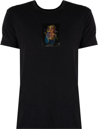 Diesel T-shirt con stampa 3D - - Tops - Uomo - Nero - S