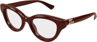 Gucci Demo Cat Eye Ladies Eyeglasses GG1832O 003 50