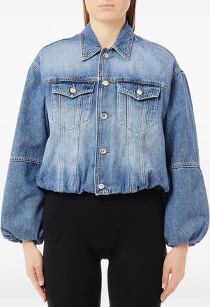 Liu Jo Giacca denim con maniche a palloncino - Blu