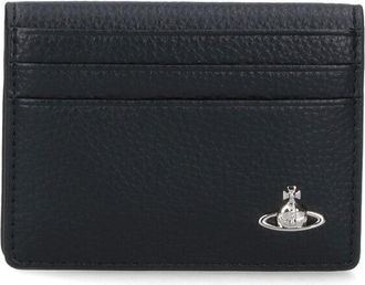Vivienne Westwood Bi-Fold Cardholder With Silver Orb Logo