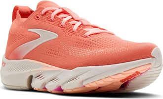 Brooks Glycerin Flex Running Sneaker in Peach Echo/Coral/Coconut at Nordstrom, Size 10.5