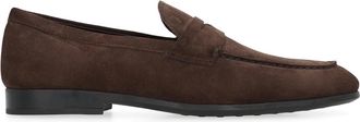 Tod's Gommino Suede Loafers - male - Tods - Loafers - Brown - 7 UK - Shoes