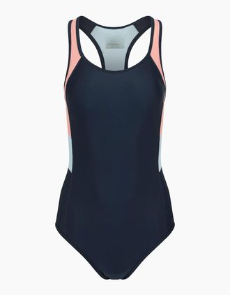 Mountain Warehouse Womens Mountain Warehouse Womens/Ladies Take The Plunge One Piece Swimsuit - Pink/Orange/Red - Size: 10 uk