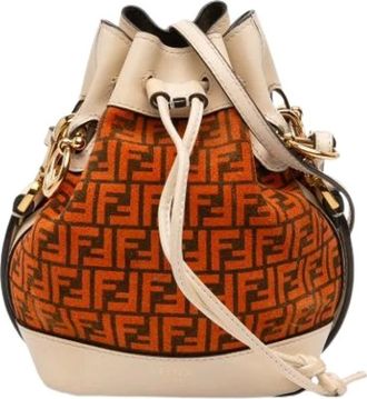 Fendi Pre-owned Mon Tresor Bucket Bag - Pre-owned - Mujer - Naranja - ONE SIZE