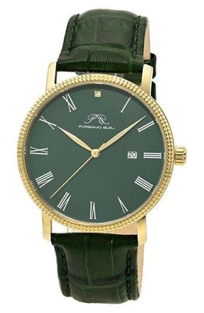 Porsamo Bleu Veritas 2 Watch, 40mm in Green at Nordstrom Rack