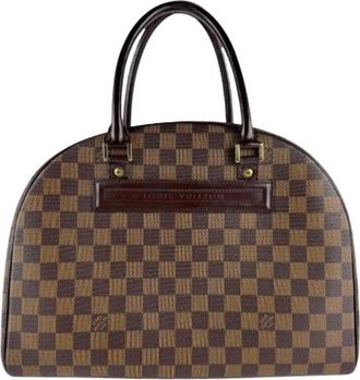 Louis Vuitton Pre-owned Canvas Handtas - Dames - Vintage Handtas - Bruin - ONE Size - Vintage