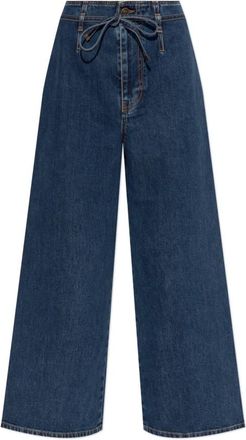 Etro Hoge taille jeans - Dames - Loose Fit Jeans - Blauw - W26 - Leer - Jeans