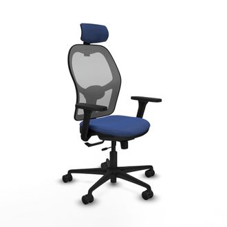 Piqueras y Crespo Silla De Oficina Piqueras Y Crespo Jorquera Gris Brazos 3d