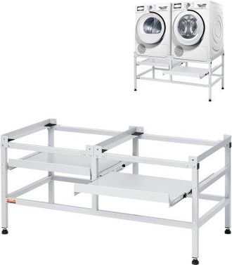 OEM Soporte Para Lavadora De 1230x635 Mm Pedestal Para Lavadora De Acero Al Carbono Capacidad De Carga De 267kg Base De Pedestal Para Lavadora Y Secadora 