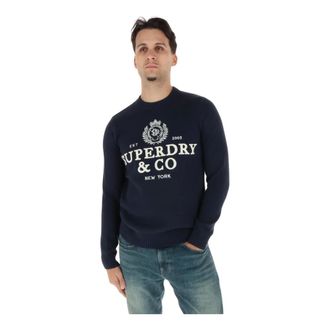 Superdry Maglione con grafica applicata - - Knitwear - Uomo - Blu - L