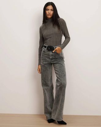 Veronica Beard Nate Top In Dark Acorn Multi