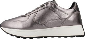 Geox Amabel Sneakers - Dames - Sneakers - Grijs - 36 EU - Leer - Schoenen