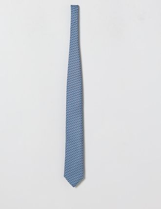 Ermenegildo Zegna Cravatta in seta con palme all over