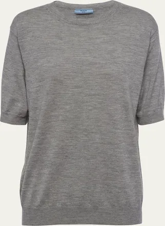 Prada Superfine Cashmere Knit Shirt