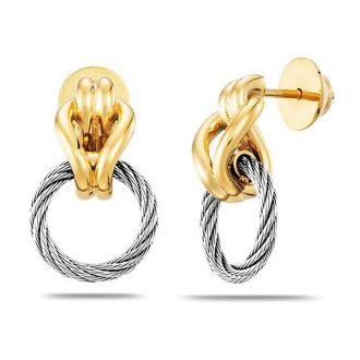 Charriol Celtic Knot Earrings in Yellow Gold Pvd at Nordstrom