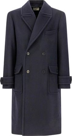 Pence 1979 Cappotto Doppio Petto - - Coats - Uomo - Blu - M