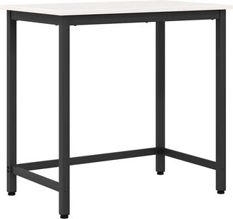 vidaXL Mesa 80 X 50 X 77 Cm Madera Ingenierizada Y Acero Vidaxl