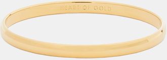 Kate Spade New York Womens Heart Of Gold Idiom Bangle Bracelet in Misc