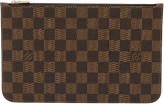 Louis Vuitton Pre-owned Clutches, female, Brown, Size: ONE SIZE Pre-owned Canvas Clutch
