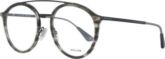 Police Heren Grijze Aviator Optische Monturen - Heren - Brillen - Grijs - ONE Size - Accessoires