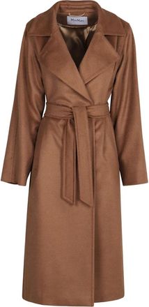 Max Mara Dames, Mantels, Bruin, Maat: XS